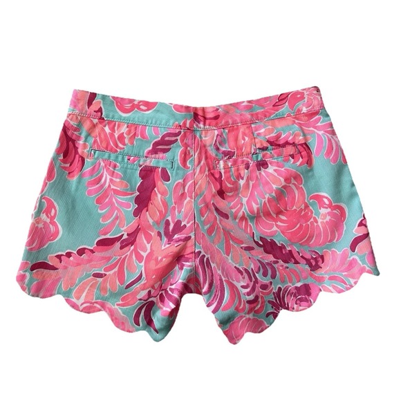 NEW Lilly Pulitzer Scalloped Buttercup Shorts Lovebirds Pink Women's 2 - Picture 4 of 12